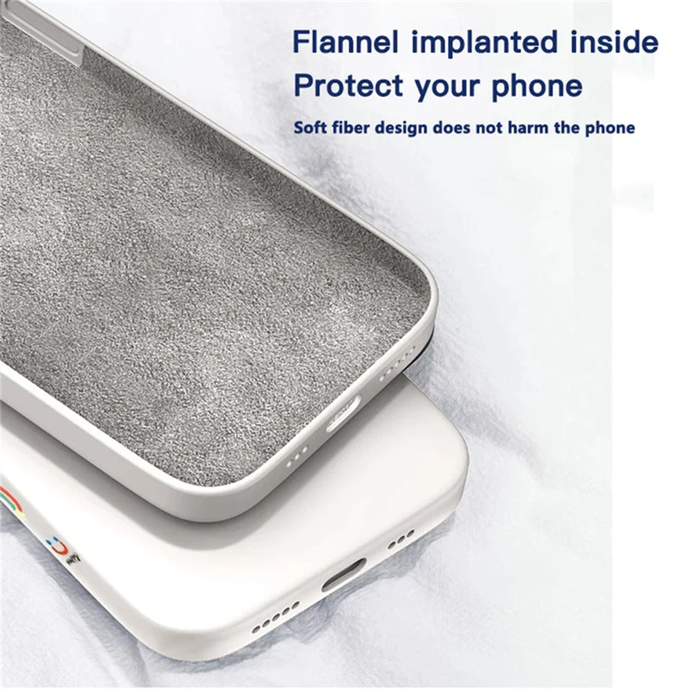 luxury Liquid Silicone Case for Samsung S25 S24 Galaxy S20 S21 S22 S23 FE Plus Note10 20 A52 A31 A41 A71 A51 A72 A70 A50 Coque